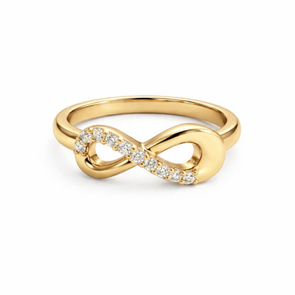Bague Mémoire Infinie urne doré en acier inoxydable avec compartiment discret sécurisé – Mementery