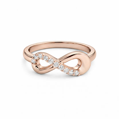 Bague Mémoire Infinie urne rose en acier inoxydable avec compartiment discret sécurisé – Mementery