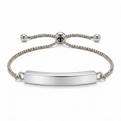 Bracelet Lien Éternel urne en acier inoxydable argenté avec compartiment sécurisé intégré – Mementery