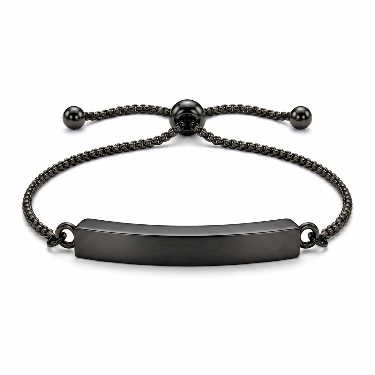 Bracelet Lien Éternel urne en acier inoxydable noir avec compartiment sécurisé intégré – Mementery