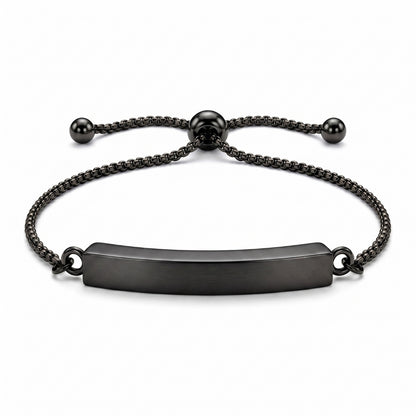 Bracelet Lien Éternel urne en acier inoxydable noir avec compartiment sécurisé intégré – Mementery