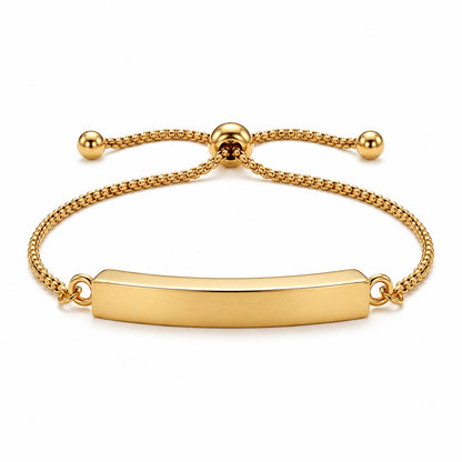 Bracelet Lien Éternel urne en acier inoxydable doré avec compartiment sécurisé intégré – Mementery