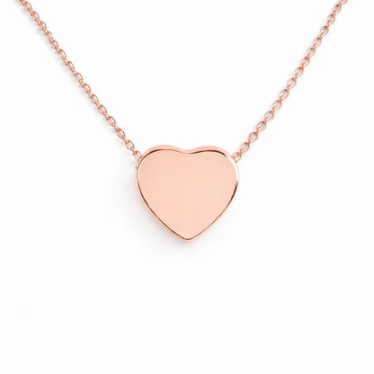 Pendentif cœur urne en acier inoxydable rose avec compartiment sécurisé et discret – Mementery