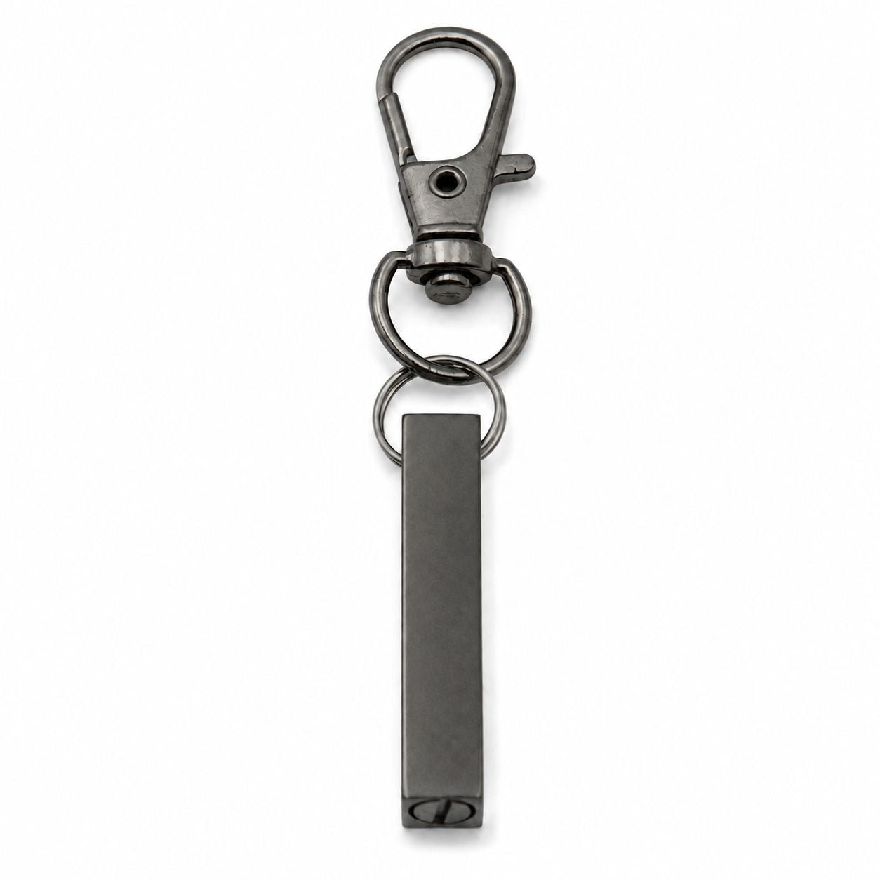 Porte-clés Écrin du Souvenir urne en acier inoxydable noir avec compartiment sécurisé intégré – Mementery