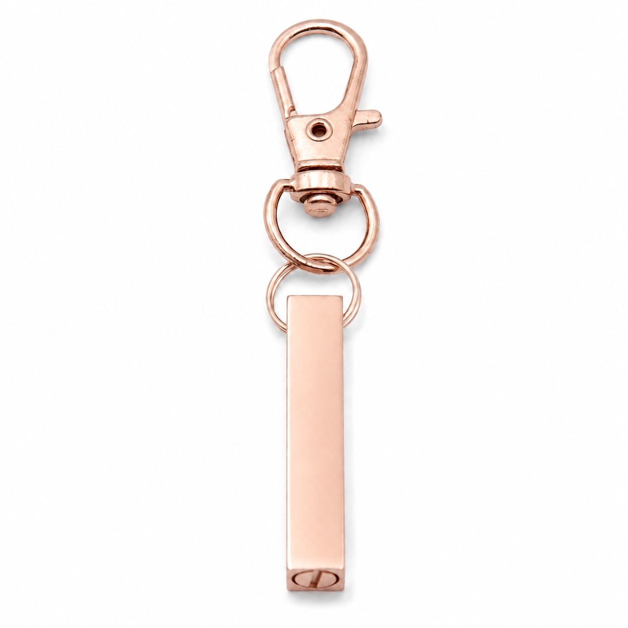 Porte-clés Écrin du Souvenir urne en acier inoxydable rose avec compartiment sécurisé intégré – Mementery