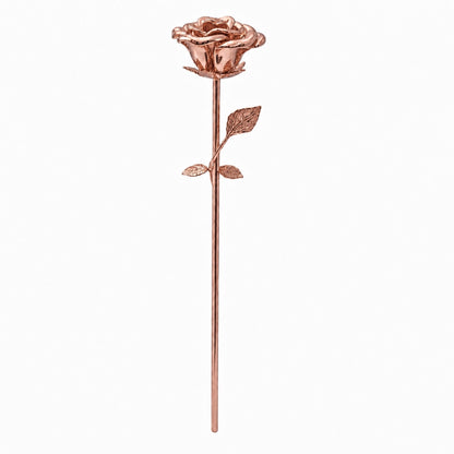 Fleur d’Éternité urne rose avec tige longue et design élégant